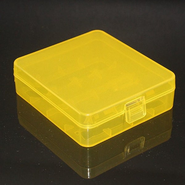 Battery Case 18650 Battery Box KELTAINEN Yellow