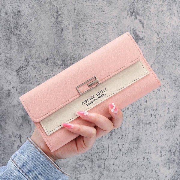 Lang pung pengetaske MØRK PINK dark pink