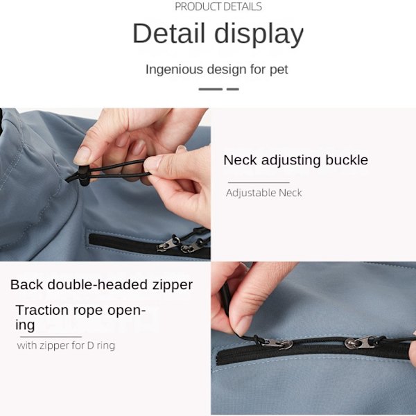 Pet Hundetøj Pet Dog Jakke BLUE S Blue S
