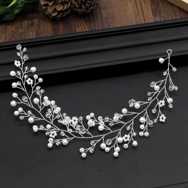 Brudeblomst Hårbånd Rhinestone Flower Pandebånd 3-30CM 3-30cm