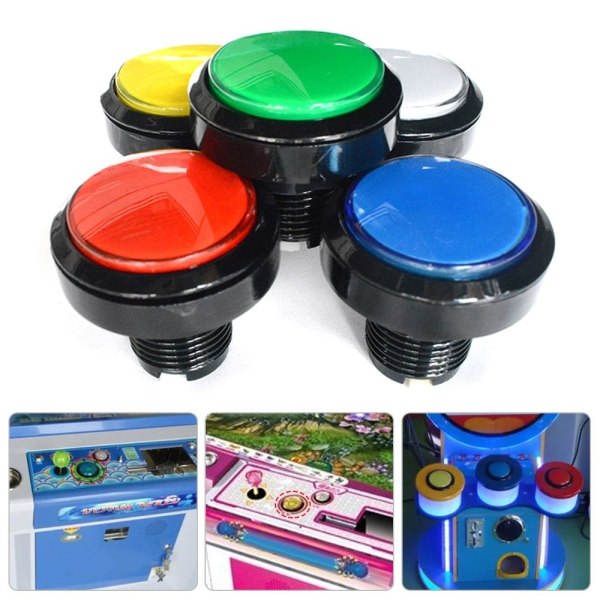 Arcade Button Game Player Button BLÅ blue
