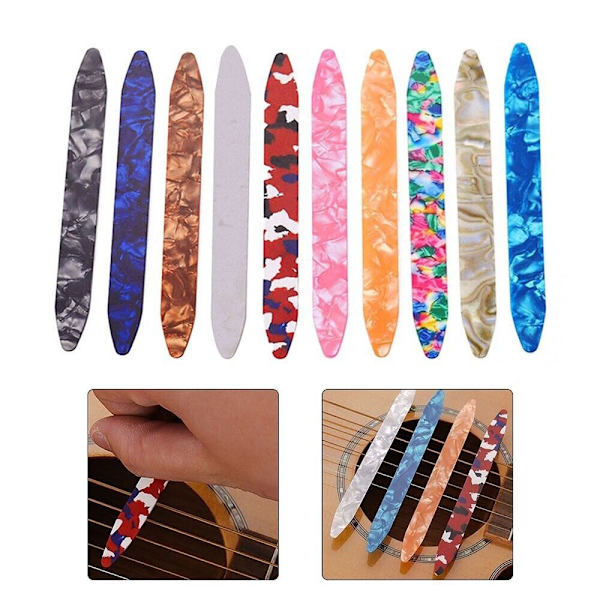 5 ST Elgitarrhackar Celluloid Plectrum 0,71MM 0.71mm
