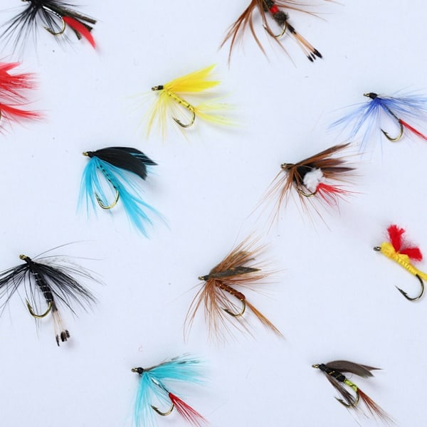 Fluefiske lokke Woolly Worm lokke 10STK-10 KROK 10STK-10 KROK 10pcs-10 Hook