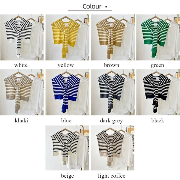 Cape Fake Collar LÄTT KAFFE light coffee