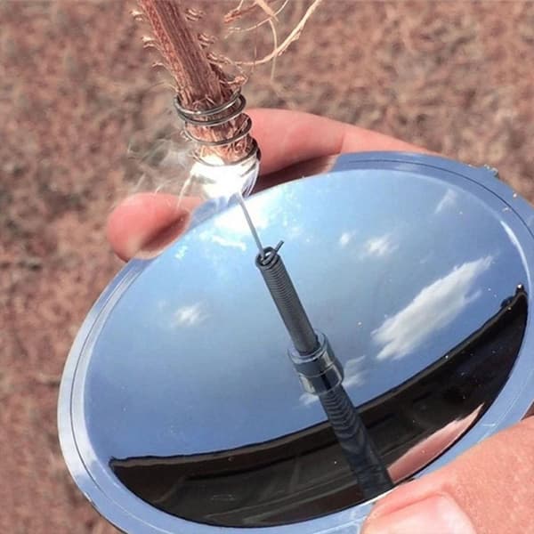 Soltändare Solar Igniter Utomhus Eldstartare 9.6cm
