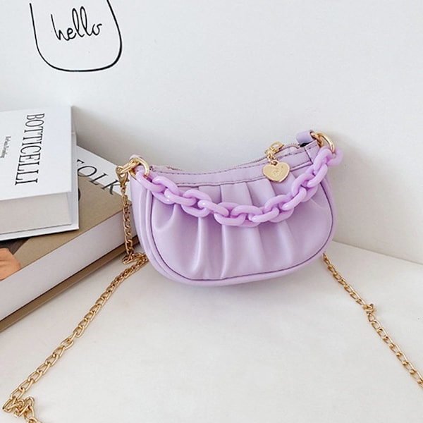 Mini Clutch Taske Crossbody Tasker PINK pink
