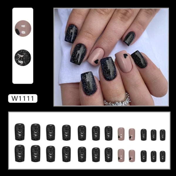 Falska naglar Fake Nials W1111 W1111 W1111