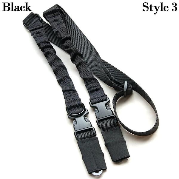 Taktinen benjiköysihihna MUSTA STYLE 3 STYLE 3 Black Style 3-Style 3