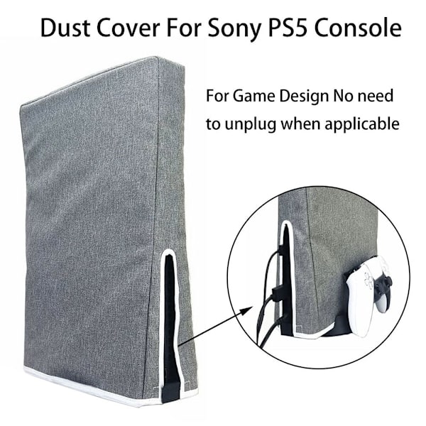 PS5 Game Console Cover Black Oxford Cloth