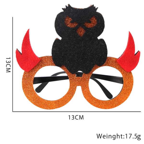 3/12st Halloweenglasögon Roliga pumpaglasögon D-3PCS D-3ST D-3Pcs