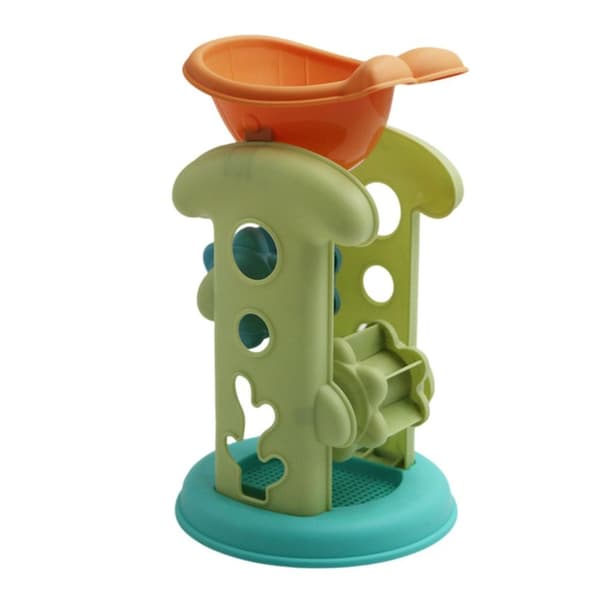5 ST Sandleksaker Set Beach Sandglas Spade Rake Form