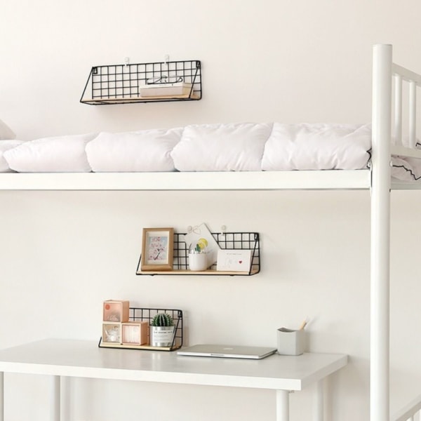 Wall Organizer Hylde Opbevaringsskab Organizer BLACK S S Black S-S
