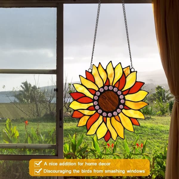 Vindusoppheng Solblomstdekor Suncatcher