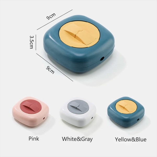 Cable Organizer Cable Winder Box GUL &amp; BLÅ Yellow&Blue