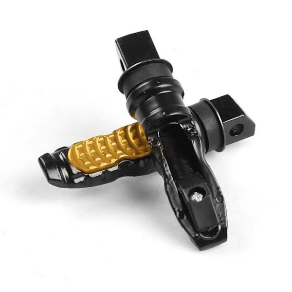 2st Motorcykel Bakpassagerare Fotpinnar Fotpinnar Pedaler GULD Gold