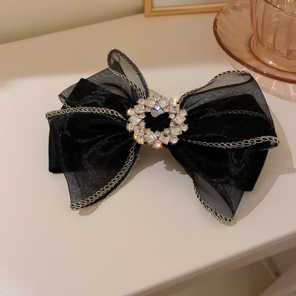 Bowknot Hårnåle Hårklemme SORT black