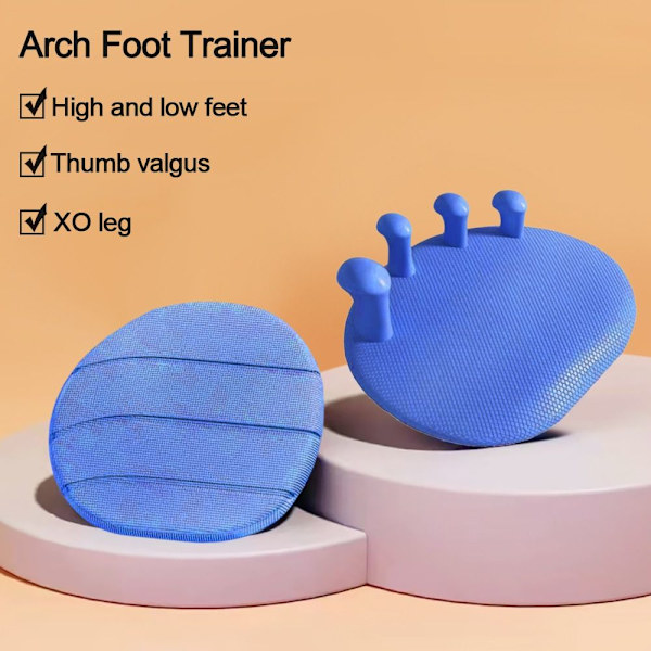 1 Par Arch Foot Trainer Ben Tår Sulkorrektion VIT white