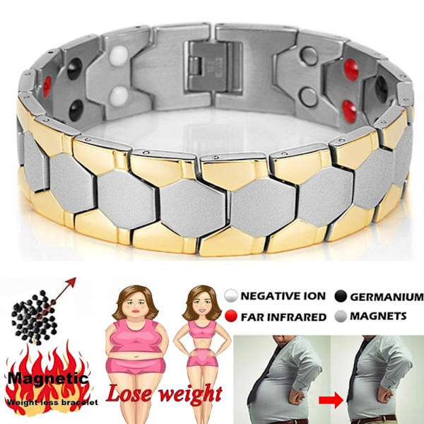 Magnetic Therapy Rannekoru Irrotettava rannerengas SILVER silver