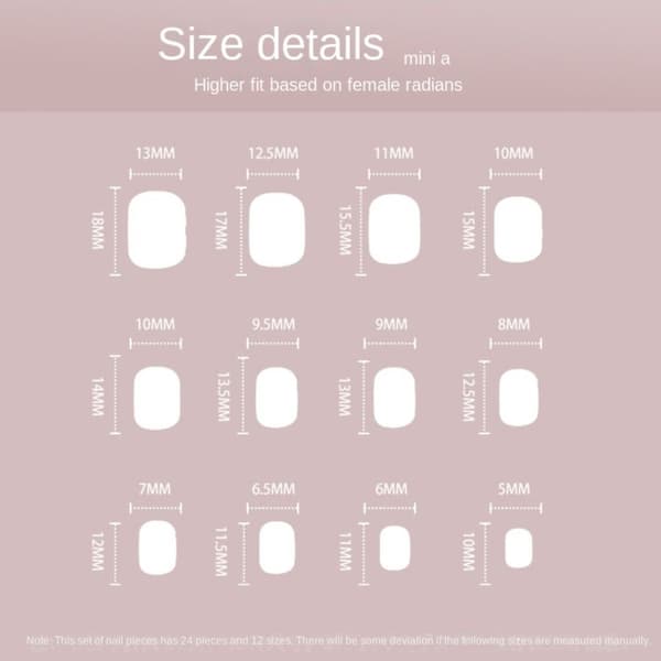 24st False Nails Short Square JP2157 JP2157