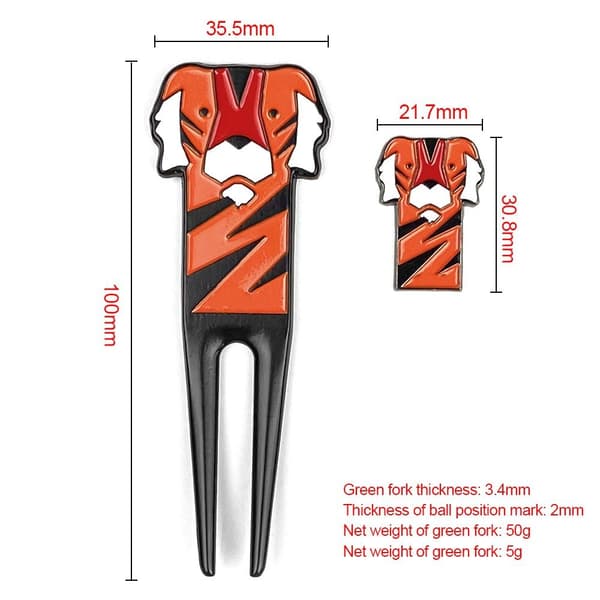 Golf Divot Pitch Repairer Tool Golfgaffelstift