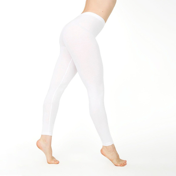 Yogabukser Højtaljede bukser HVID white