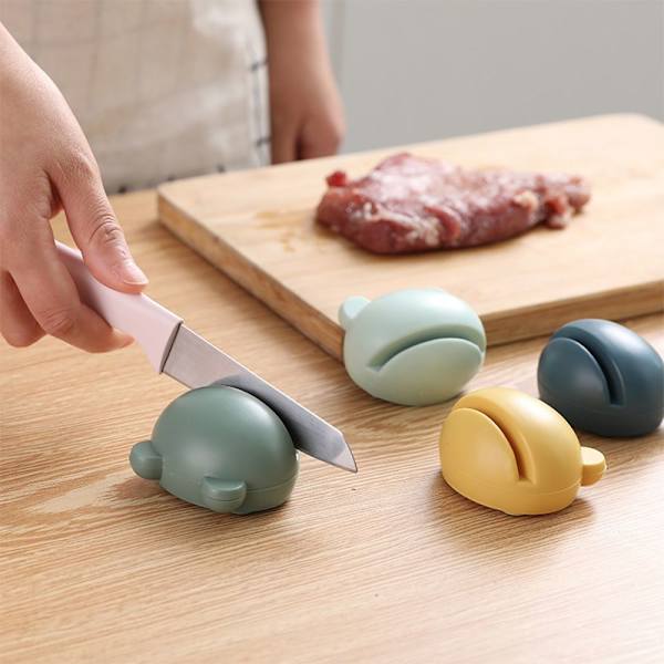 Mini Cartoon Frog Sharpener Portable blå