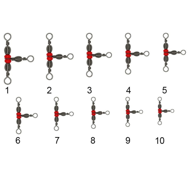 20 stk. Fisketålslinestik 3-vejs 8X10 8X10 8x10