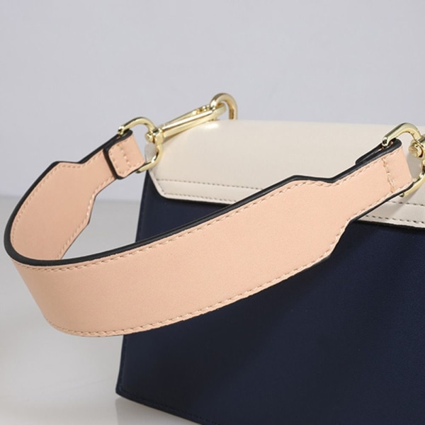Læder håndtaske strop Firkantet clutch taske håndtag APRIKOS Apricot