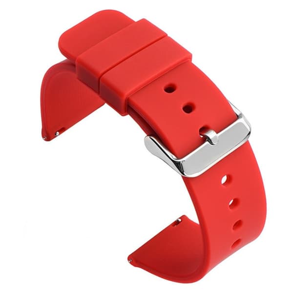 Klokkerem Rød 18MM red 18mm