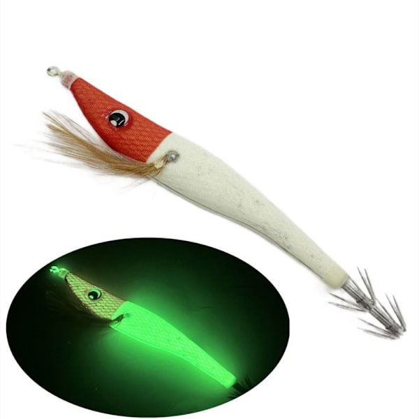 2kpl Puukatkarapuvieheet Squid koukku 120GE E 120gE