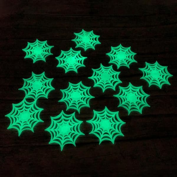 Web Halloween Dækkeservietter Halloween Coasters SORT SORT Black