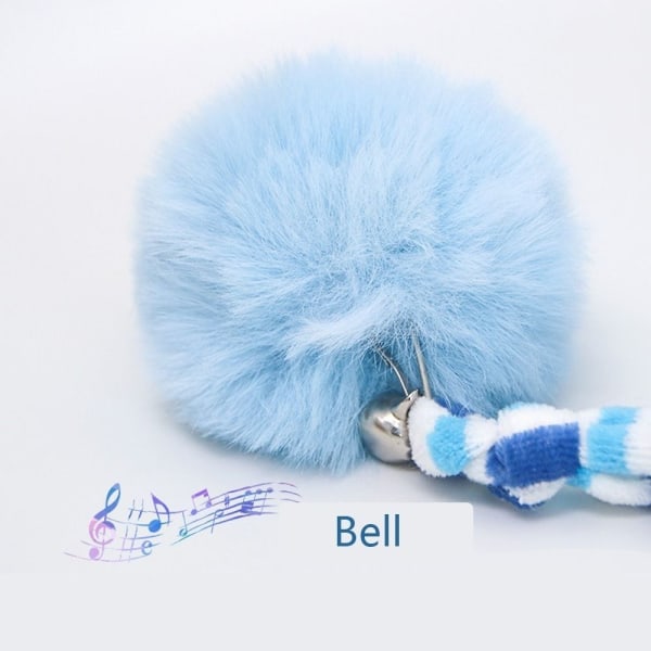 2 Stk Scratch Rope Cat Stick Interactive Cat Hanging Toy BLÅ Blue