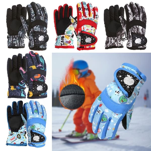 Snow Ski Handskar Snowboard Handskar BARN FÖR 4-7E E Kids for 4-7E