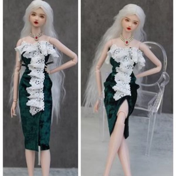 BJD Festtøj Kjoler Dukke Shorts Bluse 3 3 3
