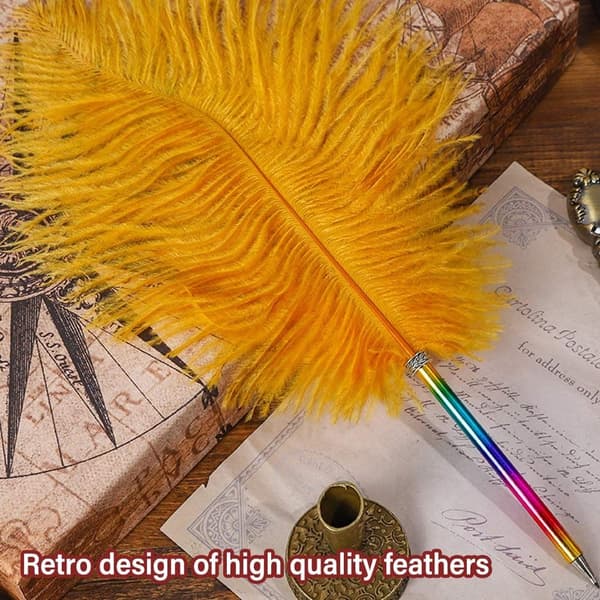 2kpl Feather Pen kuulakärkikynä 01 01 01