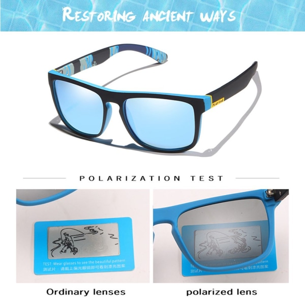 Polariserte kjørebriller BLUE BLACK-GREY