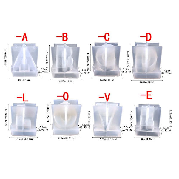 Bokstäver Form Molds CC C