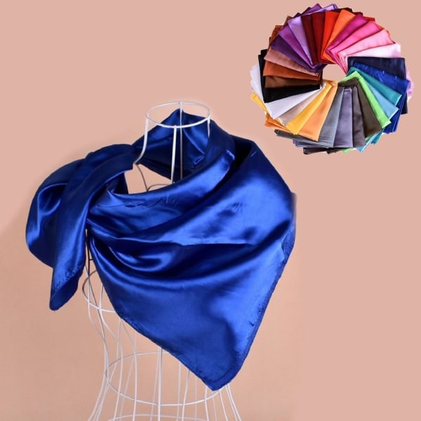 Hodeskjerf Satin Bandana ROYAL BLUE royal blue