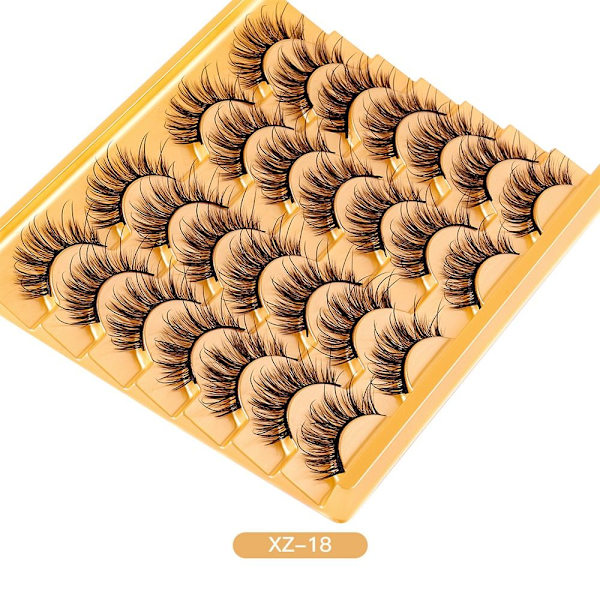 14 Par Lösögonfransar Mink Fransar XZ18 XZ18 XZ18