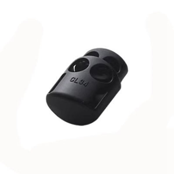 4 stk. Tactical Cord Lock Toggle Stopper SORT Black