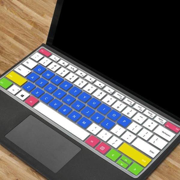 Keyboard Cover Laptop FEM-FARVE BLÅ FEM-FARVE BLÅ Five-colored Blue