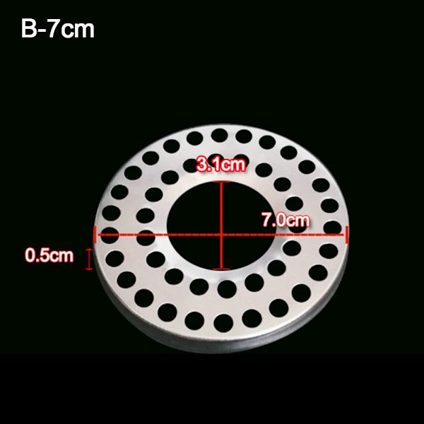 5 stk/sæt Gulvafløbsdæksel Vask Si B-7CM B-7cm