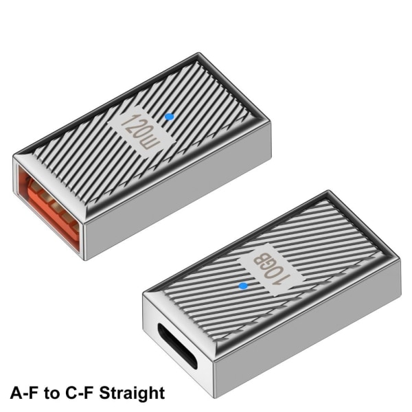 Type-c-USB-A-muunnin OTG-sovitin A-F-C-F SUORA A-F A-F to C-F Straight