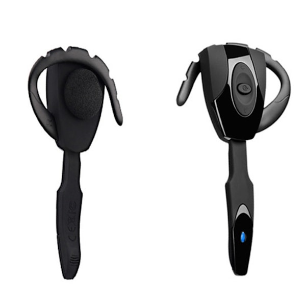 Bluetooth Headset Enkelt ørekrog SORT black