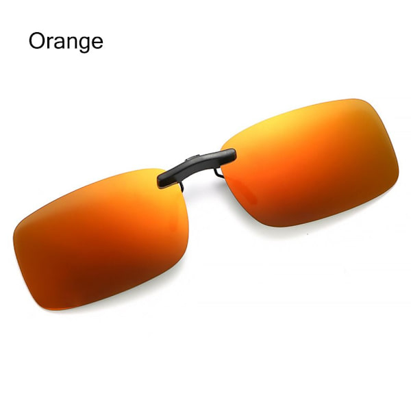 Magneettisesti kiinnitettävät polarisoidut aurinkolasit Flip Up aurinkolasit Orange