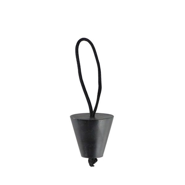 2stk Silikonehulprop Drængummiprop SORT Black