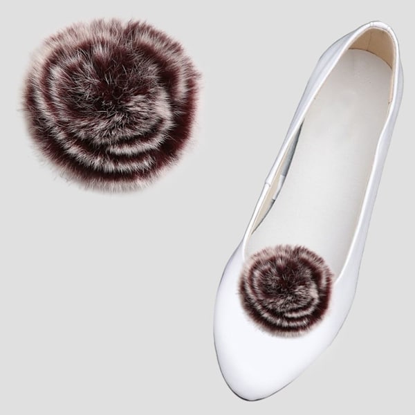 1 pari Shoe Decorations Clip Charm solki PUNAINEN red