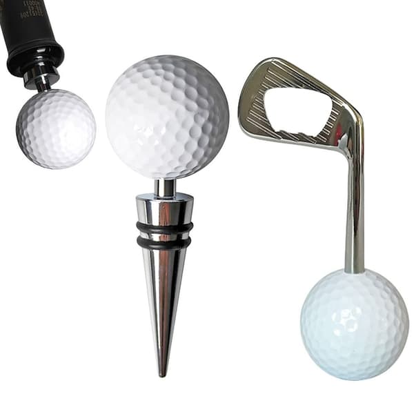 2 stk Golf vinflaskeprop Golfflaskeåbner C C C
