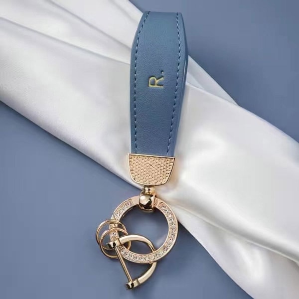 Bilnøkkeletui Nøkkeletuiet deksel BLÅGRÅ NØKKELRING BLÅGRÅ NØKKELRING bluegrey keychain