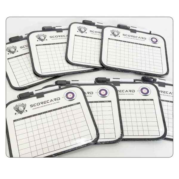 Golf Scorecard Score Sheet Tracking Record